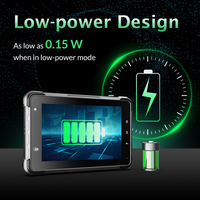 Tablette robuste pour chariot élévateur Source Factory 7 pouces GPS 4G NFC Android 13 avec 4 entrées caméra AHD pour la détection des angles morts en entrepôt