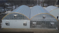 Woestijn Groentekas Voor Tomaat Komkommer Sla Aardbei Polycarbonaat Kas Voor Groenten