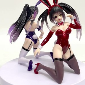 17CM Date a Live Yatogami Tohka <span class=keywords><strong>Tokisaki</strong></span> <span class=keywords><strong>Kurumi</strong></span> Sexy Bunny Girls Anime PVC Figura Figuras Estatua de plástico Estatuilla Modelo Muñeca de juguete - Product Image 6
