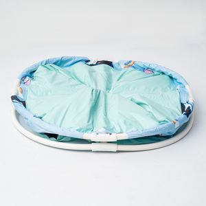 <span class=keywords><strong>Baignoire</strong></span> pliable portable en tissu Oxford de haute qualité, personnalisable, rétention de chaleur circulaire à 360°, capacité de 170 L, couvercle, design moderne - Product Image 4