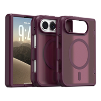 Coque de téléphone magnétique pliable antichoc pour iPhone 18 Pro Duo, coque de téléphone anti-chute mate pour iPhone 18 Pro Max