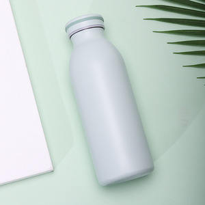 Botella de Agua Deportiva de Doble Capa de Acero Inoxidable 304, Botella de Leche Moderna, Taza Aislada al Vacío para Exteriores - Venta al por Mayor - Product Image 5