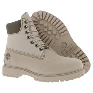Botas Impermeables Timberland Premium de 6 Pulgadas con Cordones para Hombre, Color Beige Claro, Nubuck - Product Image 4