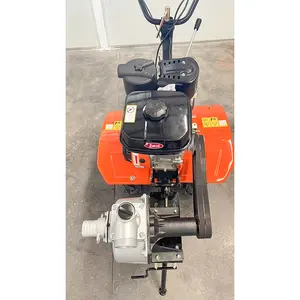 6hp 7.5hp 9hp 13hpガソリンディーゼルパワーティラーおよびウォーターポンプ付きロータリーカルチベーター