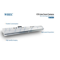 Caméra de numérisation linéaire CIS tout-en-un WHEC PL6R650SLC 650 mm, conception compacte pour l'imagerie 1:1, interfaces CameraLink/GigE pour applications industrielles