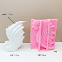 Moule en silicone en forme de Nautilus pour vase en béton, pot à fleurs en ciment, pot à succulentes, fabrication de pots en plâtre, décoration intérieure
