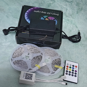 12V 5050 RGB thông minh linh hoạt <span class=keywords><strong>LED</strong></span> Strip <span class=keywords><strong>Lights</strong></span> âm nhạ<span class=keywords><strong>c</strong></span> Sync với app điều khiển từ xa 5M 10m 20m Set - Product Image 3
