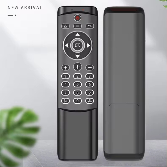 MT1 TV Mouse Smart  IR Learning LED 2.4G Wireless Voice Control Remote for Android Box Projector MINI PC