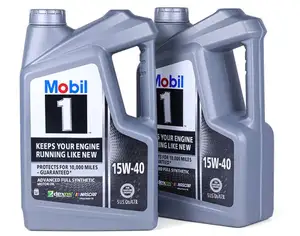 Authentic Full Synthetic No.1 Engine Oil 15W40 Keeps Your Engine Like New Original Motor Oil API SP 4.73 Liters/5 Quarts