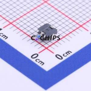 TS-1177-B-B-B Tactile Switch SMD Switch Single Pole Single Throw Round Button 1.6N Vertical Mount - Product Image 2