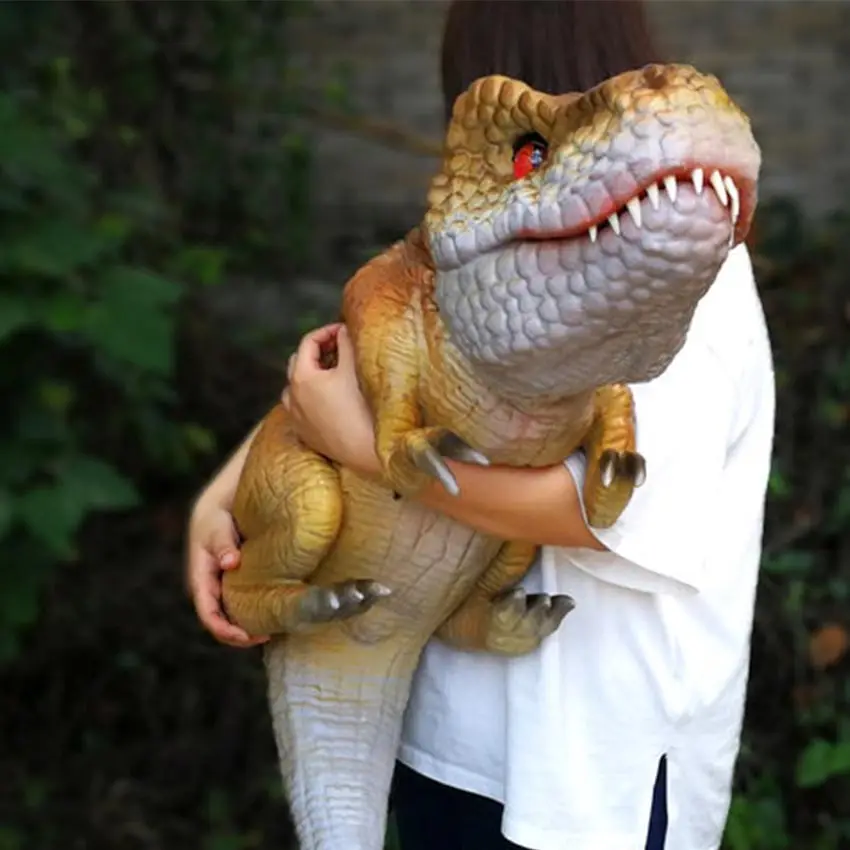 دمية يدوية لعرض الطفل الديناصور Zigong بحديقة ذات تصميمات عصرية