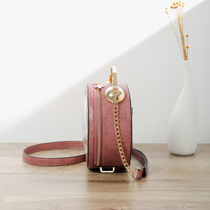 Sac à main vintage tendance pour femme, petit sac bandoulière <span class=keywords><strong>messager</strong></span> en cuir PU personnalisé avec fermeture éclair, léger, avec chaînes et horloges, collection hiver - Product Image 5