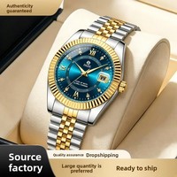 Reloj de Lujo Nuevo, con Cuarzo Luminoso, Resistente al Agua 30M, Calendario, Versátil, Elegante, Moderno y con un Diseño Sofisticado