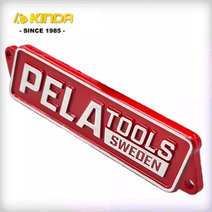 Placa de identificación en relieve 3D de <span class=keywords><strong>plata</strong></span> de Metal personalizada de alta calidad Placa de nombre de logotipo de aluminio anodizado cepillado para etiqueta de activo - Product Image 2
