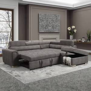 <b>Modern</b> Living Room Divano Letto Recliner with Footrest and Storage, Combination Corner <b>Sofa</b>, Home Furniture, Pull-out <b>Sofa</b> <b>Bed</b> - Product Image 3