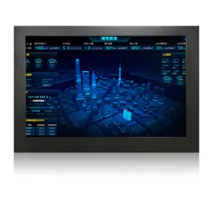 HDMI 1000nits开放式框架ip65嵌入式触摸屏显示器电脑户外阳光可读液晶防水船用工业显示器