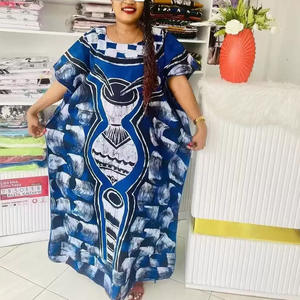 Nouvelle Robe <span class=keywords><strong>Boubou</strong></span> Imprimée Europe États-Unis, Vêtements Africains, Abaya, Robe Musulmane Dashiki Grande Taille, Mode Estivale, Kaftan pour <span class=keywords><strong>Femme</strong></span> - Product Image 6