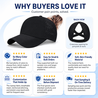 Gorra de Béisbol Dymf al por Mayor con Láser para el Cabello, 6 Paneles, de Alta Calidad, con Logotipo Personalizado, de Poliéster, para Exteriores, para Mujer