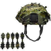 Filet de dissimulation pour casque personnalisable SIVI, directement de l'usine, en polyester et coton découpé au laser, couverture camouflage pour entraînement professionnel