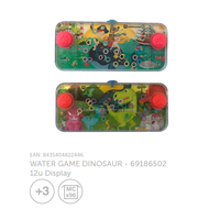 Machine à eau amusante en plastique jeux de forme ronde pour enfants jouets éducatifs d'animaux à lancer d'anneaux pour console à presser