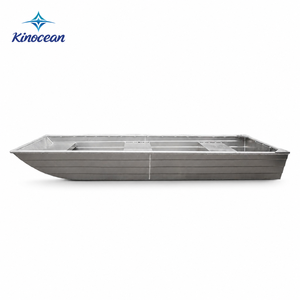 Barca a Fondo Piatto in Alluminio Spaziosa e Confortevole PB300 PB370 72KG 117KG 1.5mm 2mm Lega Opzionale Colori Variabili <span class=keywords><strong>per</strong></span> Crociere Fluviali Interne - Product Image 2