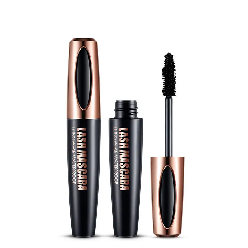 Mascara crème vegan à boucler Volume imperméable et durable Mascara en gel pour cils en fibre naturelle 4d de marque privée liquide