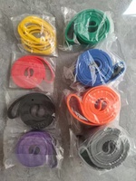 BSTAR - Juego de Bandas de Resistencia para Ejercicio, Portátiles, de Alta Resistencia, 100% Látex, para Gimnasio, de 20 a 50 lb
