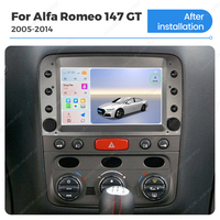 Lecteur audio multimédia MEKEDE avec plusieurs systèmes d'interface utilisateur intégrés, radio, Car-play Auto pour Alfa Romeo 147 GT 7 pouces 2005-2014
