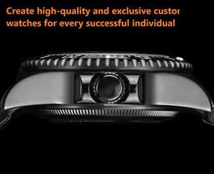 Atreves a intentarlo, crea nuevas tendencias. El color negro es de gran importancia. Reloj Mecánico para Hombre de Alta Calidad - Product Image 2