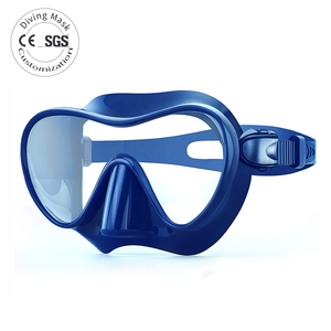 Vente en gros <span class=keywords><strong>masque</strong></span> de natation sans cadre en verre trempé miroir de plongée professionnel lunettes de plongée étanche réglable enfants - Product Image 1
