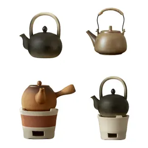 Dry burning 400 degrees will not crack coarse pottery Japanese teapot ceramic tea set cup tea ceramic table ware