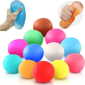 4 packs de boules de pâte à sucre non toxiques pour adultes, anxiété et soulagement du stress, maltose, jouet pour enfants