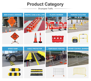 効果的な交通制御のための反腐食性Tトップのボラードのプラスチック交通Channeliserコーンデリニーターポスト - Product Image 4