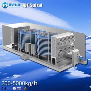 Congelador Espiral de Alta Eficiencia KINGCOLD IQF, Congelación Rápida, Espiral Simple o Doble Opcional, Congelador de Congelación Rápida - Product Image 1