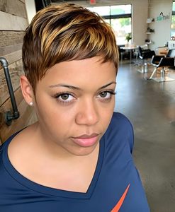 <span class=keywords><strong>Acconciature</strong></span> Corte <span class=keywords><strong>per</strong></span> Donne, Capelli Umani Naturali <span class=keywords><strong>per</strong></span> Donne di Colore, <span class=keywords><strong>Parrucche</strong></span> Corte Stile Pixie, 10 Stili Disponibili - Product Image 2