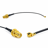 Câble Pigtail RF SMA Femelle à U.FL pour Module WiFi, Câble d'Extension d'Antenne Coaxiale Mini 1.13mm 1.37mm 0.81mm