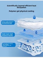 Tapis rafraîchissant et respirant à motif flocon de neige pour animaux de compagnie, tapis de couchage anti-chaleur estival pour chiens et chats, en tissu Oxford non toxique, coussin rafraîchissant