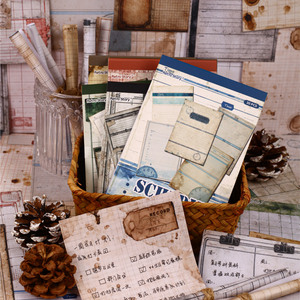 330 feuilles par paquet, papier artisanal, série calendrier, éléments décoratifs vintage DIY - Product Image 4