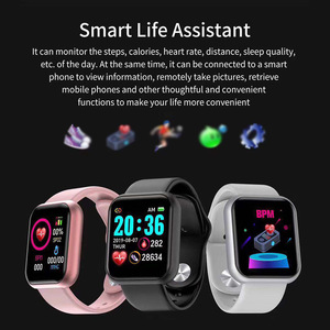 D20 pro bracelet intelligent y68 plus Y68 plus montre intelligente BT appel d'oxygène de sang de fréquence Cardiaque pression - Product Image 6