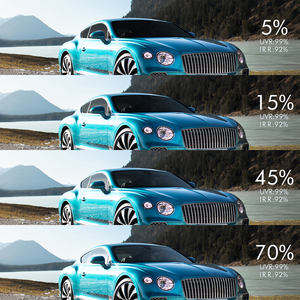 VLT68% リモートコントロールカーウィンドウフィルムサンプロテクトアンチスクラッチおよびカラーチェンジリムーバブルティントカーウィンドウ用接着剤 - Product Image 6