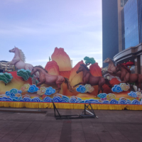 Galoppierende Pferde 3D Animal Lantern Parade Float für chinesische Neujahrs festivals und Mall Promotions