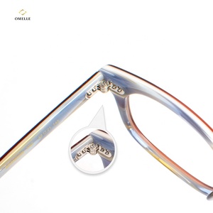 Handmade trong suốt kính quang học khung bất thường hợp thời trang Thiết kế dành cho nam giới và phụ nữ nhỏ Acetate cảnh tượng khung - Product Image 4