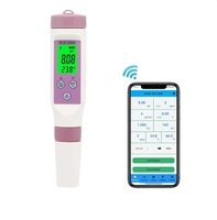 Stylo de mesure de la qualité de l'eau 7-en-1 BLE C-600, salinomètre, pH/TDS/EC/ORP/SG, hydromètre, pH, OEM, ODM