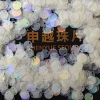 Paillettes rondes transparentes de haute brillance SHENYUE, taille personnalisée, GRS&OEKO, pour vêtements, bricolage, décoration artisanale