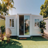 Casa Container Prefabbricata Modulare Espandibile in Acciaio e Pannelli Sandwich di Alta Qualità per Uffici Mobili e Spazi di Lavoro all'Aperto