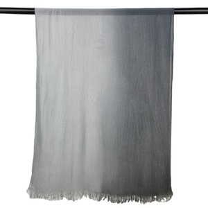 Voile musulman koweïtien B20 Vela Ombre Olive tendance, imprimé dégradé personnalisé, texture thaïlandaise, en viscose et modal, pour femme, 180*70 - Product Image 3