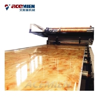 Machine de production de feuilles de marbre artificiel en PVC Acemien Machinery, ligne de production de feuilles UV, machine de fabrication de feuilles de marbre en PVC