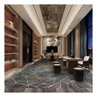 Tapis de salle de bal de luxe doux résistant au feu en laine de haute qualité pour tapis de chambre d'hôtel