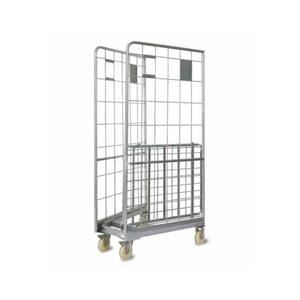 उच्च उज्ज्वल नए डिजाइन वाटरप्रूफ जाल फोल्डिंग लॉजिस्टिक्स शॉपिंग ट्रोली और कार्ट 5 'पू के साथ सुपरमार्केट्स वेयरहाउस गोदामों के लिए - Product Image 2