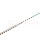 Pengalaman Terpercaya 17 Tahun Menyediakan Kabel Fiber Optik GJXFH FRP 1,2,4 Core FTTH Drop Cable untuk Kebutuhan Sumber Daya Stasiun Lengkap